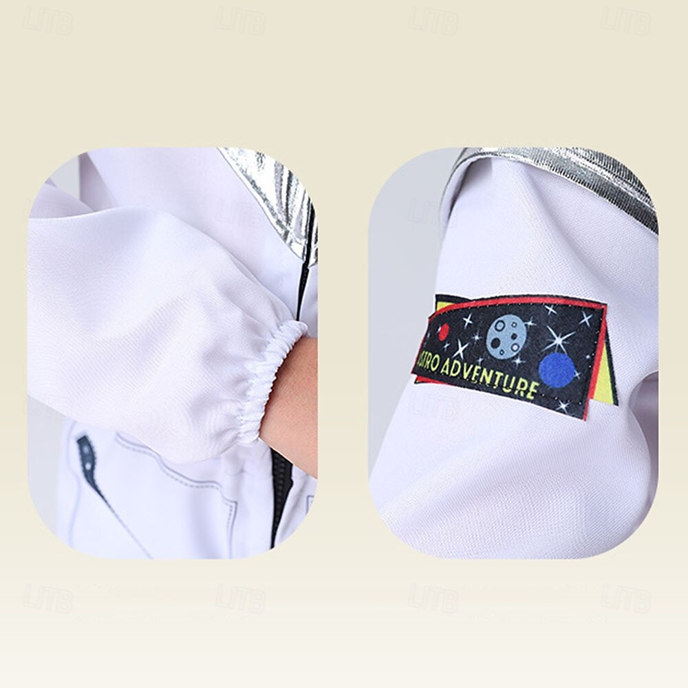 Fancy Costume Jumpsuit Uniform Astronaut Cosplay Costume Kid's Boys' Halloween Carnival Party Performance Dress Up 2026 - $32.99 –P7