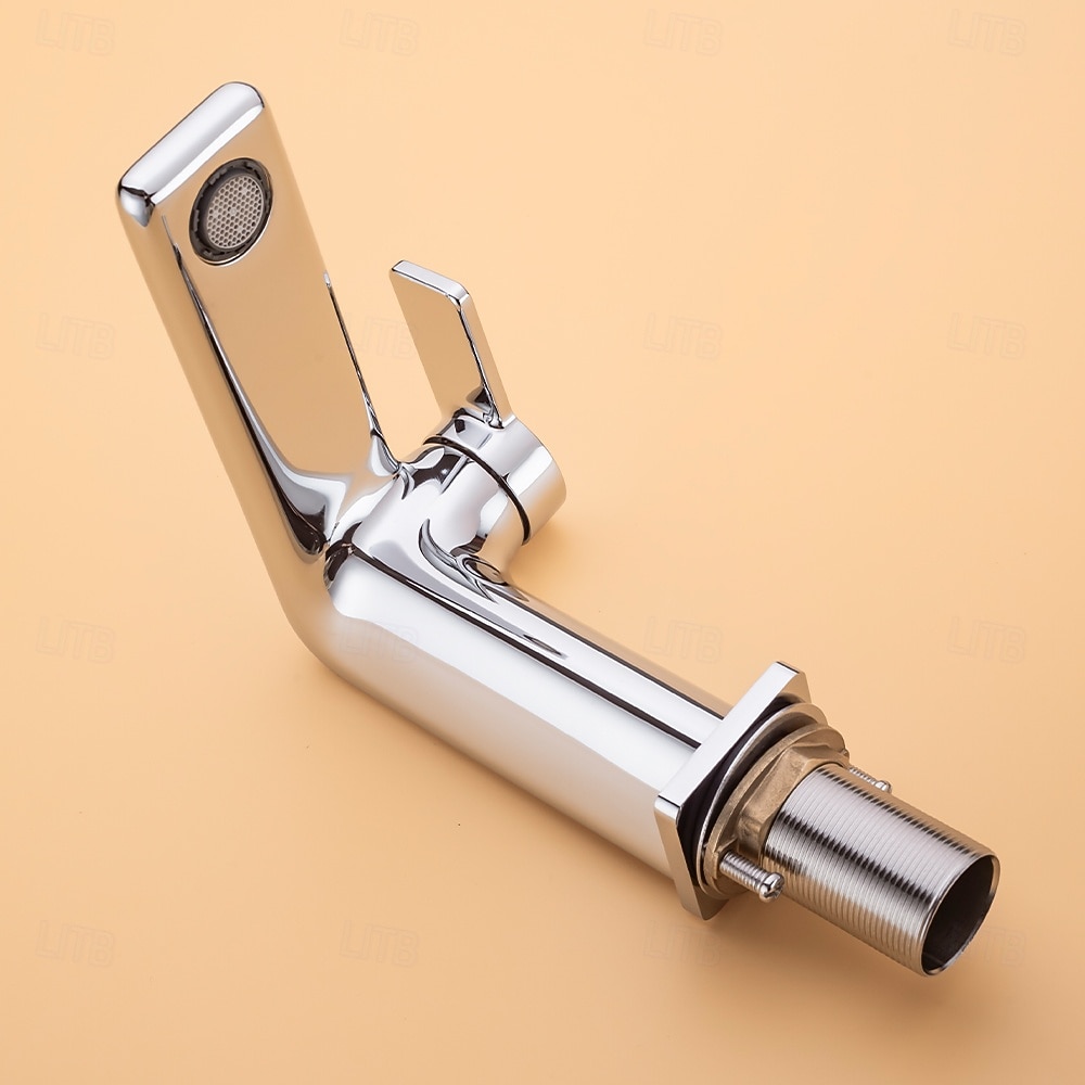 Bathroom Sink Faucet - Classic Electroplated Centerset Single Handle One HoleBath Taps 2025 - $194.99 –P4