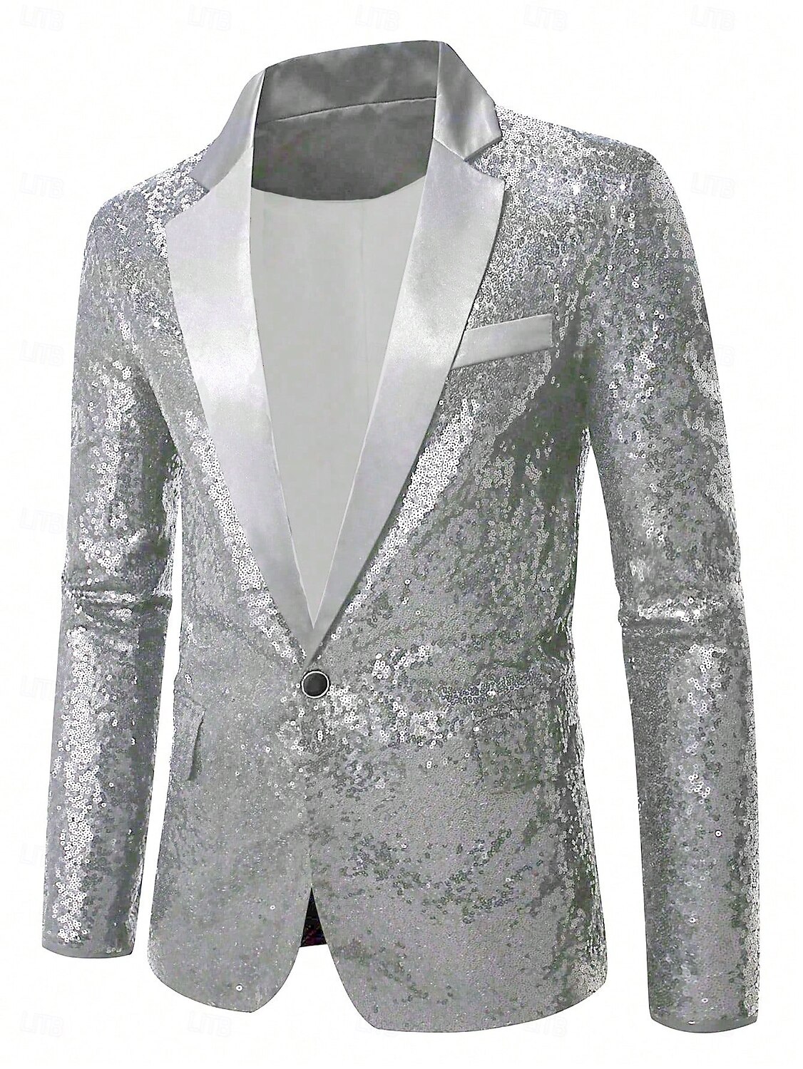 Discoteca Anos 80 Smoking Tailcoat Tamanho Grande Manga Comprida Discoteca Paetês Fantasia Homens Fantasia de Carnaval Baile de Máscaras Bandagem Parada do Orgulho Mês do Orgulho Adulto Casaco Outono de 2026 por $65.99 –P4