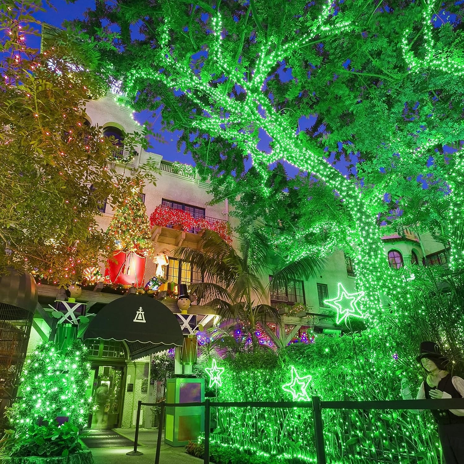 Christmas Tree Decorative String Lights Fairy String Lights 8 Function Low Voltage Safety Plug in Holiday Wedding Party Atmosphere Decorative Lights Props 10/20/30/50/100 meters 2025 - $14.49 –P14