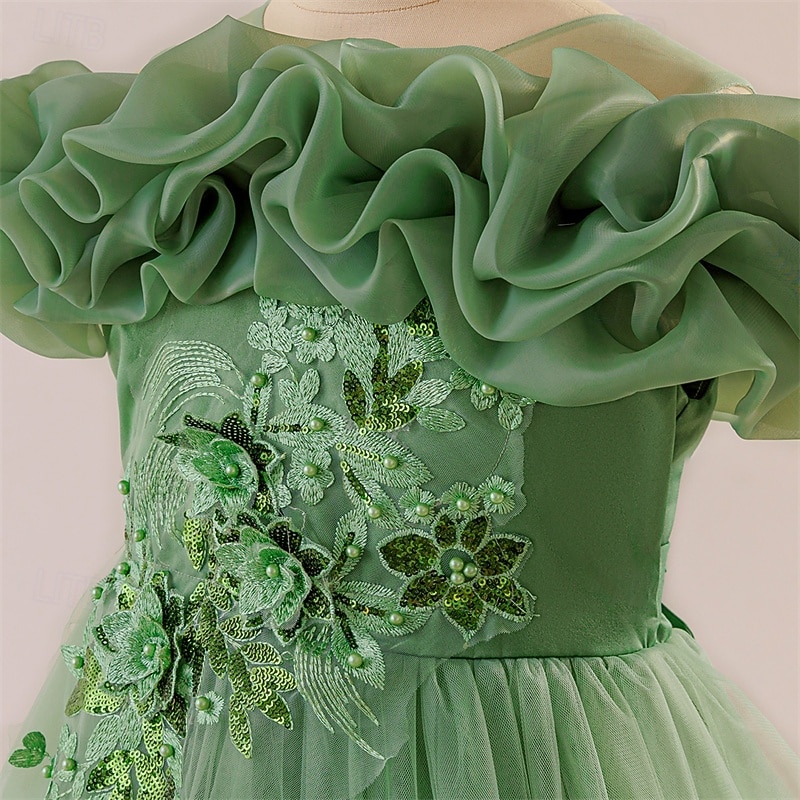 Lapset Tyttöjen Mekko Juhlamekko Yhtenäinen väri Hihaton Muodollinen Suoritus Erikoistilaisuus Pitsi Silmukka Muoti Päivittäin Prinsessa Polyesteri Maxi Juhlamekko Kellomekko Tyllimekko Kesä Kevät 4 2026 - $47.99 –P28