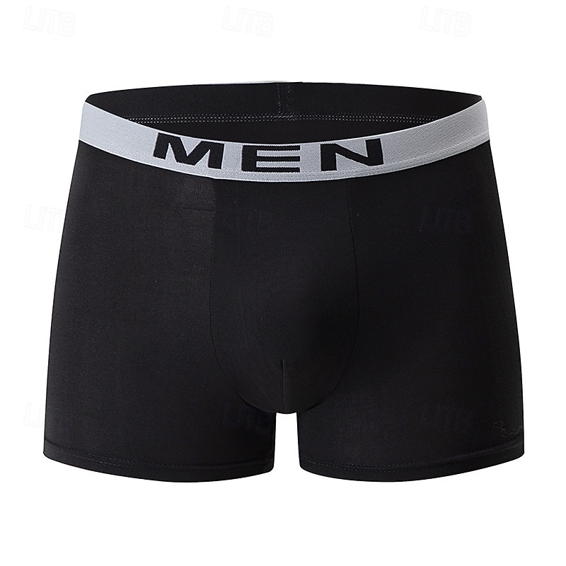 Men's 10 Pack Basic Panties Boxers Underwear Briefs Elastic Waist Terylene Breathability Comfortable Letters Multi color 2026 - $26.99 –P5