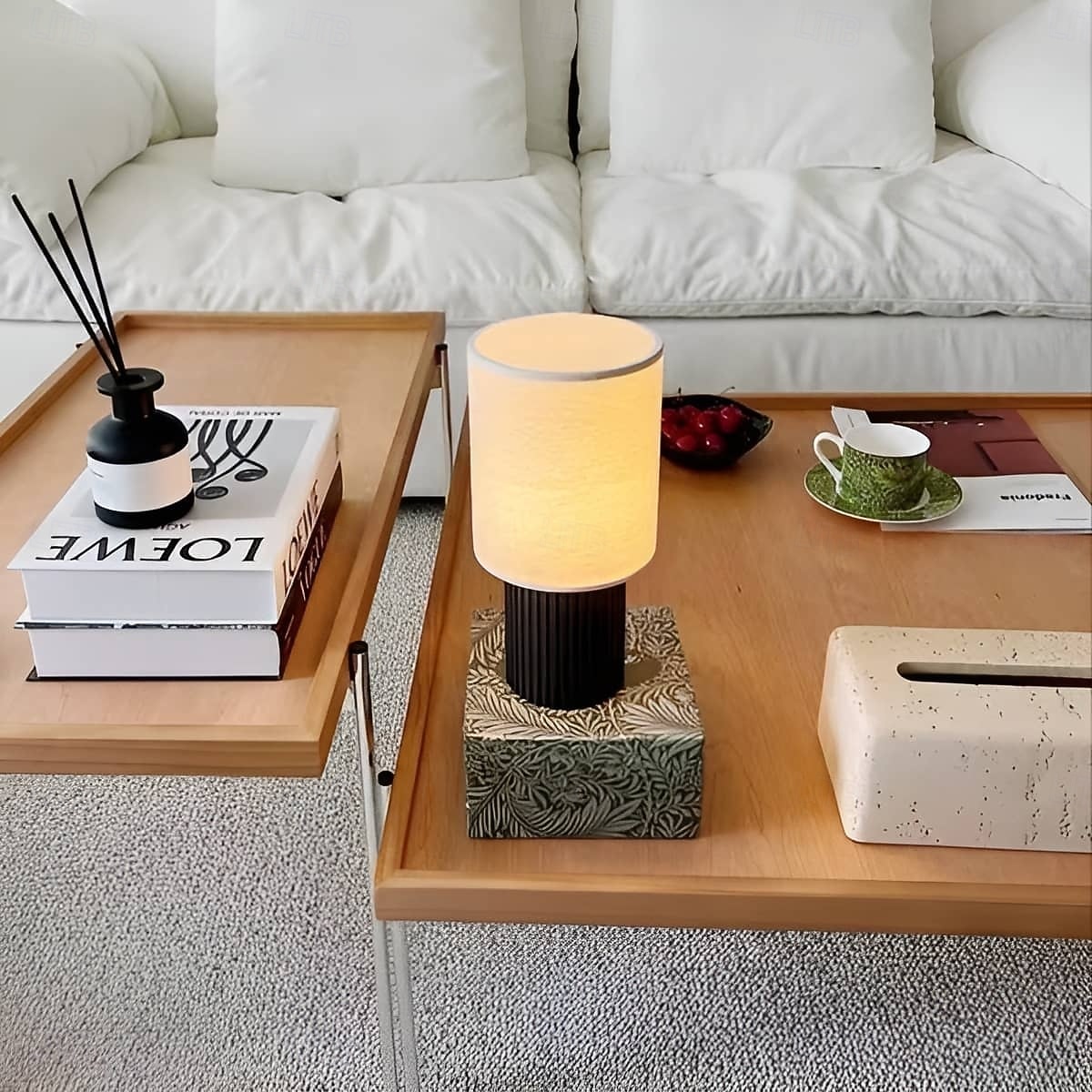 Minimalist Cordless Aluminum Brown Table Lamp 2025 - $165.99 –P1