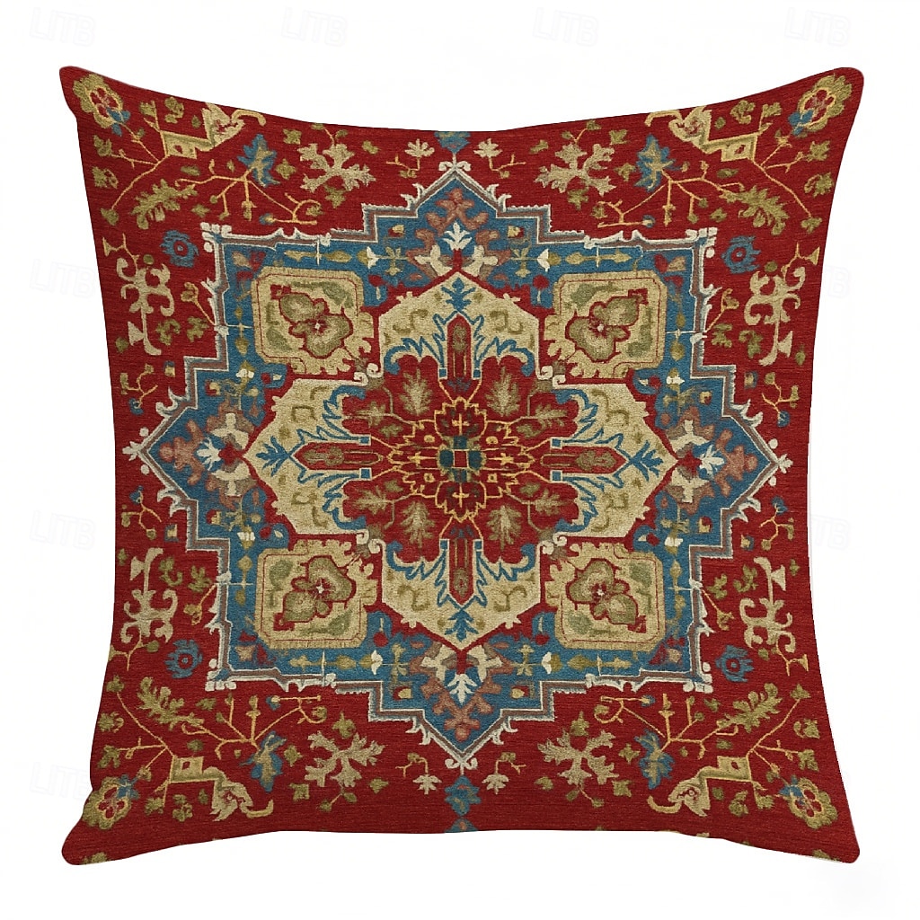 Vintage-Kissenbezüge im Bohème-Stil mit Digitaldruck, dekorative Kissenhüllen für Zuhause, Schlafzimmer, Wohnzimmer, Gästezimmer, Hotel, Sofa-Akzente 2026 - $8.99 –P6