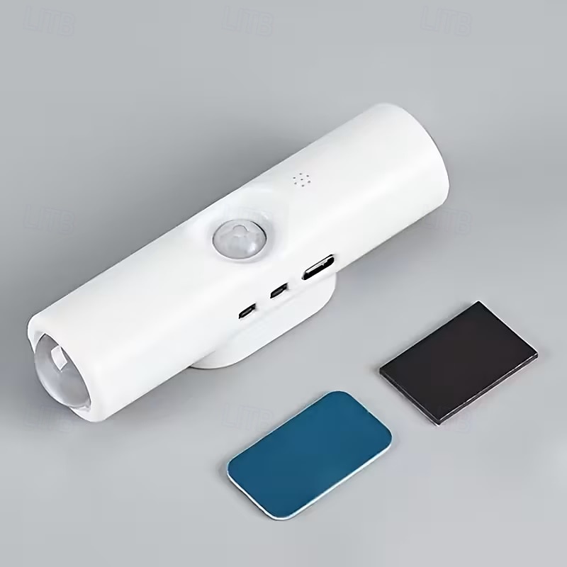 1/4 sztuki podwójnej lampki nocnej z czujnikiem kociego oka, ładowanej przez USB, RGB, 3/7 trybów kolorów, płynne przyciemnianie, do sypialni, schodów, garderoby, salonów, reflektorów 2026 - $14.49 –P7