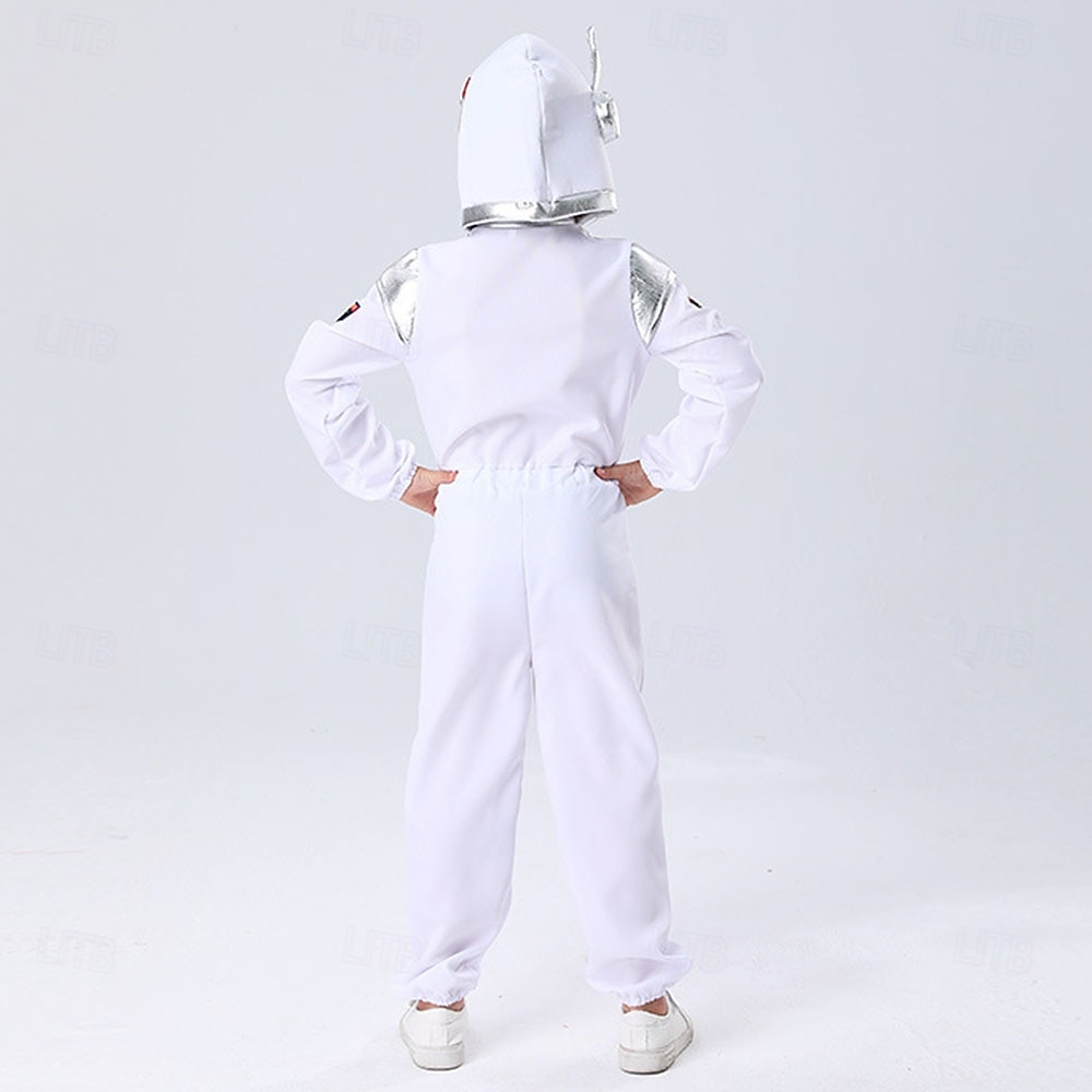 Fancy Costume Jumpsuit Uniform Astronaut Cosplay Costume Kid's Boys' Halloween Carnival Party Performance Dress Up 2026 - $32.99 –P3
