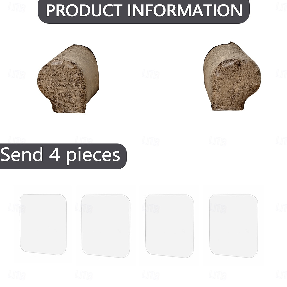 Эластичный водонепроницаемый матовый чехол из искусственной кожи на подлокотник дивана, нескользящий защитный чехол для подлокотника дивана, прочный защитный чехол для мебели для использования в 2026 - $17.49 –P4