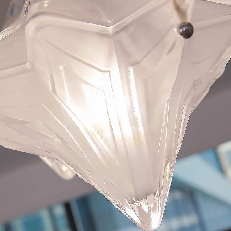 Art Deco -tähtiriippuvalaisin - geometrinen himmeälasiriipus 2026 - $151.19 –P9