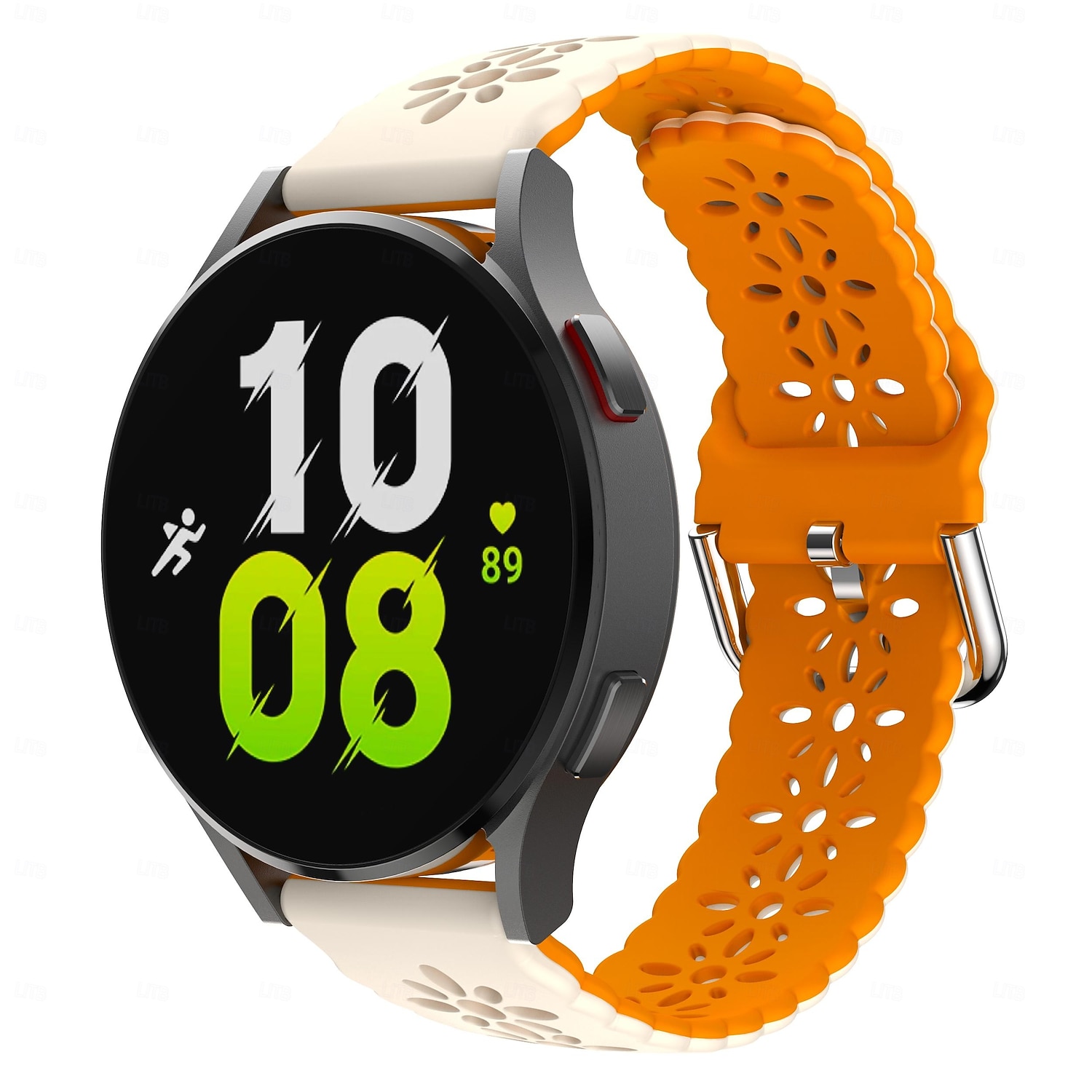צפו בנד ל Samsung Galaxy Watch 7/6/5/4 40/44mm, Watch 6 Classic 43/47mm, Watch 4 Classic 42/46mm סיליקוןריצה תַחֲלִיף רצועה מתכוונן אבזם מודרני מודפס פרחוני צמיד 2026 - E£623.29 –P4
