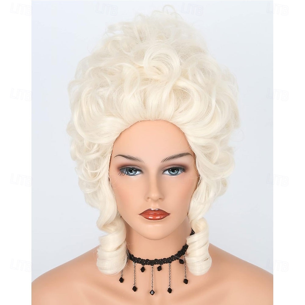 18. århundre kolonial parykk voksne kvinner victoriansk dronning karneval festival fest 2026 - $21.99 –P9