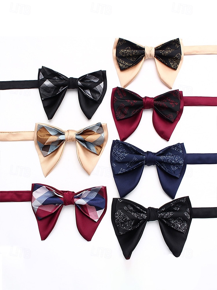 Pánský motýlek, vánoční barvy, stylový a elegantní, ideální pro formální události a sváteční setkání 2026 - $11.99 –P9