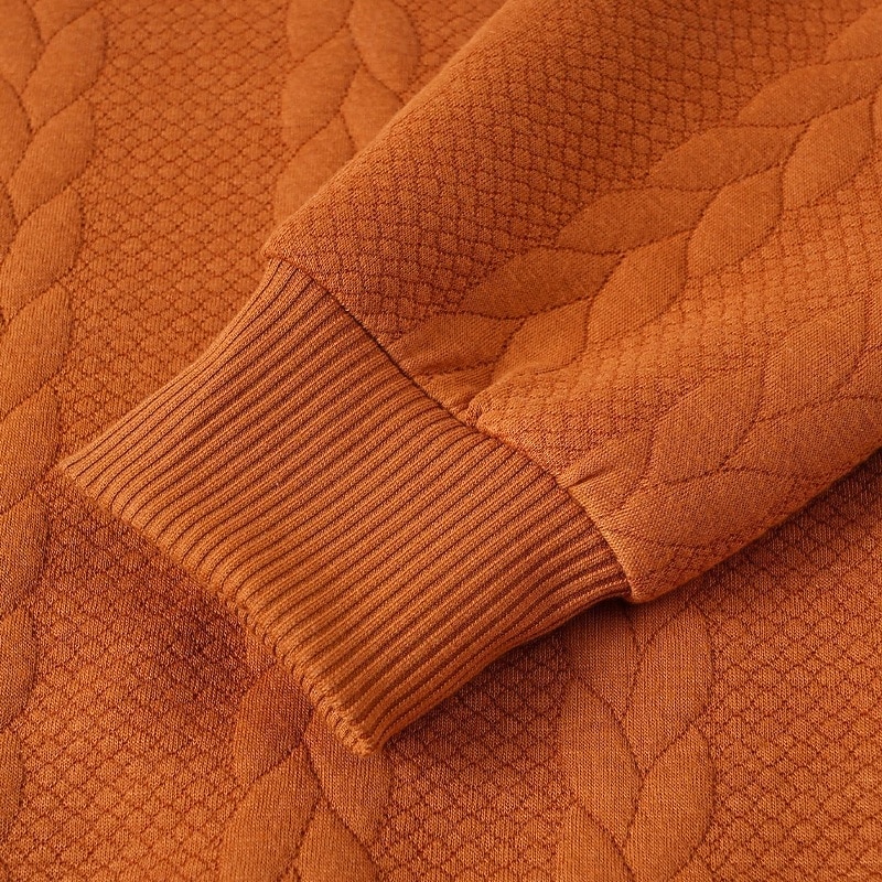 Herr Jacquard Tröja Svart Vit Orange Kaki Grå Kinakrage Slät Strukturerad Sport & Utomhus Ledigt Dagligen Streetwear Häftig Sportkläder Vår & Höst Kläder Pull Tröjor 2026 - $18.49 –P7