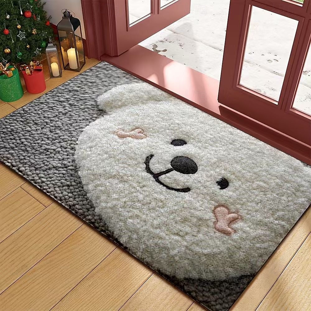 zerbino in pelliccia sintetica con cartoni animati, resistente, per ingresso, stampa piatta 2D, asciugatura rapida, assorbente, facile da pulire, antiscivolo, arredamento per la casa del 2026 a $13.49 –P4