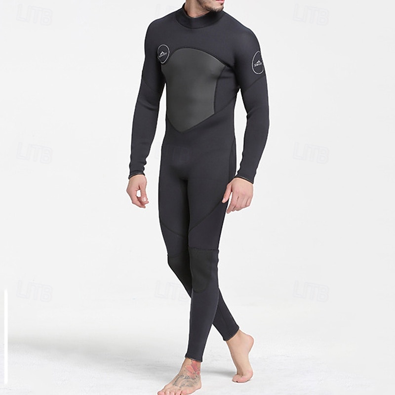 Per uomo 3mm Muta da sub in neoprene Rash Guard completo per il corpo Costume da surf intero Color-blocking Caldo Protezione UV Manica Lunga Mute da immersione Surf Canoa Snorkeling Inverno del 2026 a TRY 4018.4 –P6