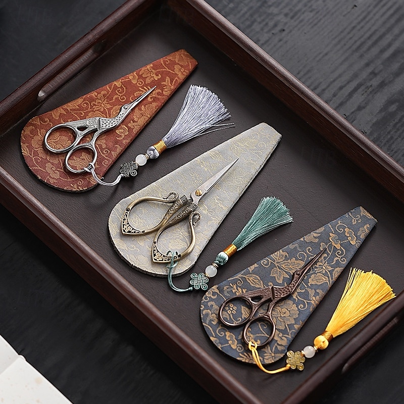 Vintage style copper stainless steel scissors, perfect for yarn, embroidery and sewing projects 2026 - $25.99 –P6