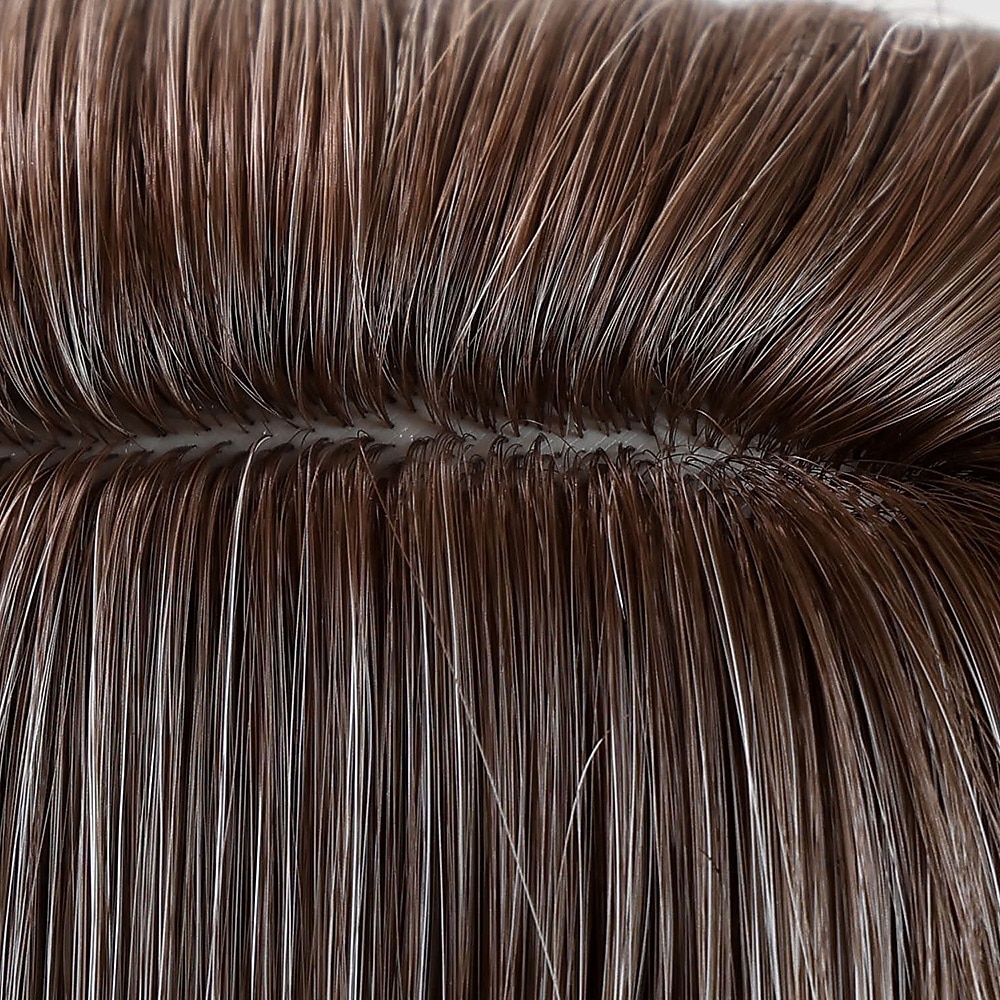 Парики из искусственных волос Прямой Естественный прямой Средняя часть Парик 16 дюймы Коричневый / Белый Искусственные волосы 16 дюймовый Жен. Мягкость Смешанные цвета 2026 - $39.99 –P8