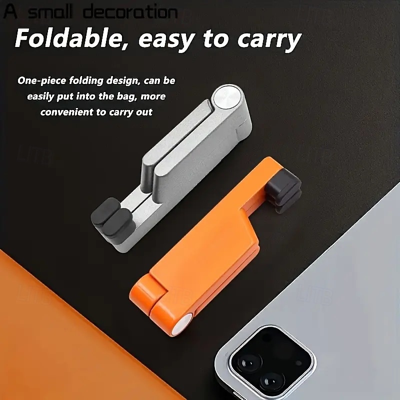 2026年 2パックアルミ合金V字型折りたたみ電話スタンド ポータブルデスクトップスタンド デスクトップ電話ホルダー ポータブルデバイススタンド 調整可能な電話スタンド 折りたたみ電話ホルダー  コレクション – $13.99 –P2