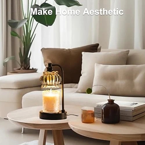 Lampada scaldacandele con timer, lampada scaldacandele dimmerabile, scaldacera per candele con nero del 2026 a $63.99 –P1