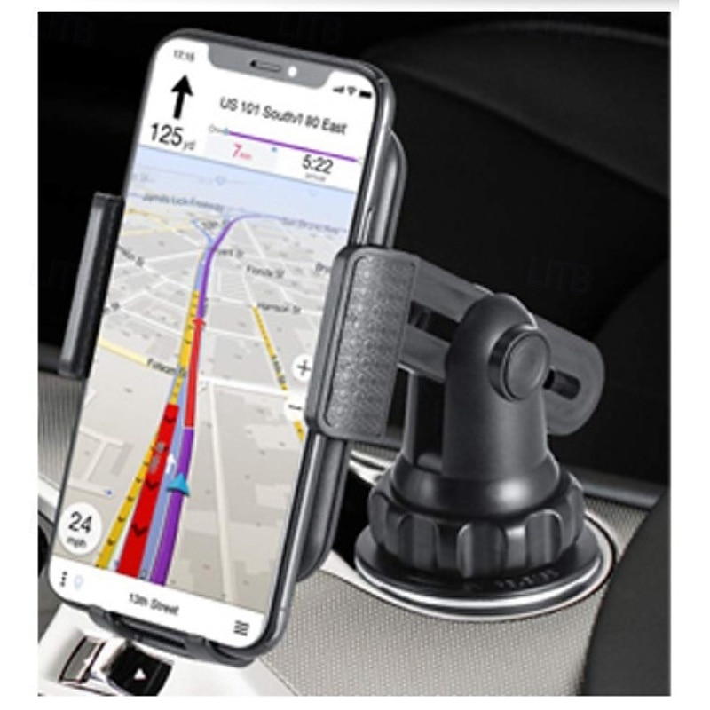 حامل الهاتف على الكأس نوع الإبزيم قابل للتدوير قابل للتعديل حامل الهاتف إلى سيارة عربه نقل متوافق مع جميع الهواتف المحمولة اكسسوارات الجوال 2026 - $21.99 –P5