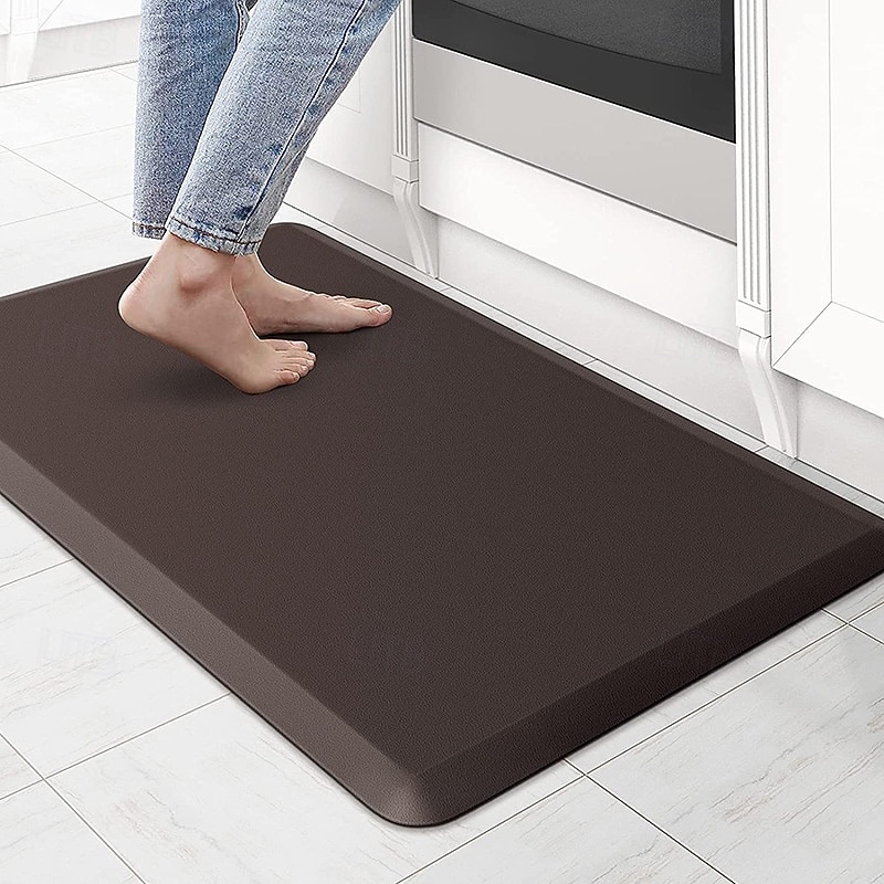 Läuferteppiche für Flur und Küche, dicke, ermüdungshemmende Küchenmatte aus PVC-Leder, wasserdichter, ölbeständiger und rutschfester Läuferteppich für den Eingangsbereich, pflegeleichter Teppich 2026 - $20.99 –P1