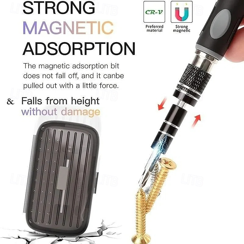 Jeu de tournevis magnétique 32 en 1 avec étui, comprend un kit d'outils de réparation de précision 30 bits, un outil de tournevis torx pour bijoutiers, montres, téléphones, ordinateurs portables, de 2025 ? $8.99 –P3