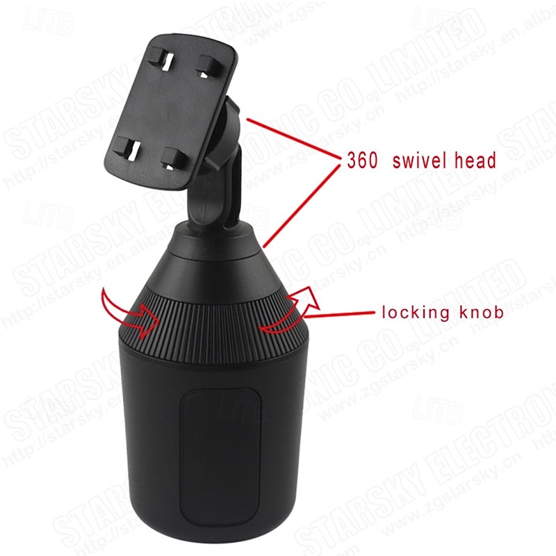 Cup Holder Phone Mount Phone Mount for Car Windshield Buckle Type Rotatable Clamp Clip Phone Holder for Car Car Truck Compatible with iPad Phone Accessory 2026 - $23.99 –P4