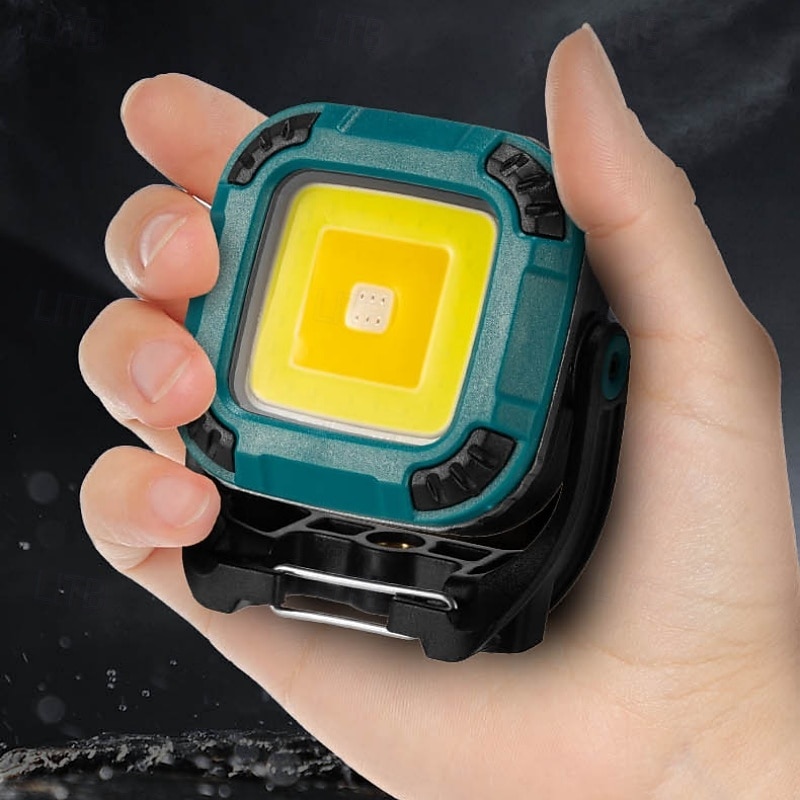 Arbeidslampe for alle scener med roterende lyshode med flere posisjoner, sterk magnetisk adsorpsjon, arbeidslampe for gårdsplass, utendørs campinglampe, vedlikeholdslampe. 2025 - $21.99 –P4