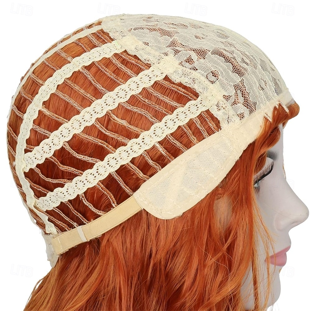 Длинный волнистый женский рыжевато-коричневый парик в стиле средневековья и ренессанса, хиппи, костюм для Хэллоуина 2026 - $21.99 –P8