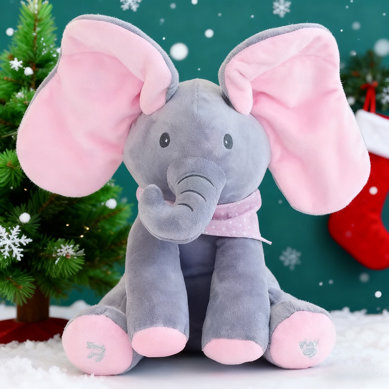 Ideal Christmas Gifts for Grandkids Girls Boys, Cute Hide and Seek Elephant Plush Doll with Music 2025 - $41.99 –P1