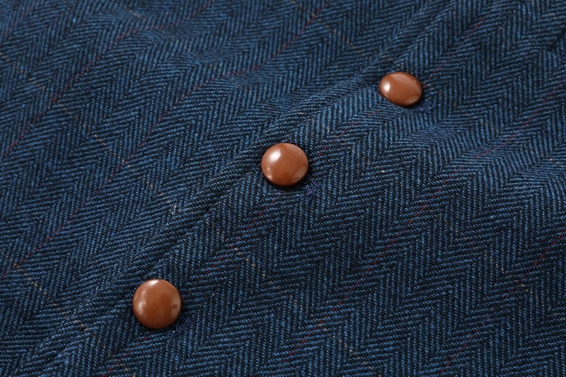 Men's Vest Tweed Vest Waistcoat Vintage Fashion Spring &  Fall Buttons Wool Blend Comfortable Plain Single Breasted V Neck Regular Fit Deep Green Navy Dark Gray Light Grey Vest 2025 - $34.99 –P7