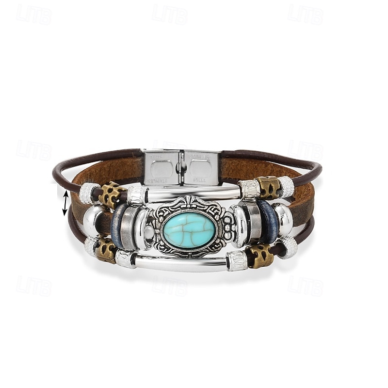 Dame Vevet Armband Tau Veving Bohemsk Turkis Armbånd Smykker Brun Til Daglig Ferie 2026 - $15.49 –P1