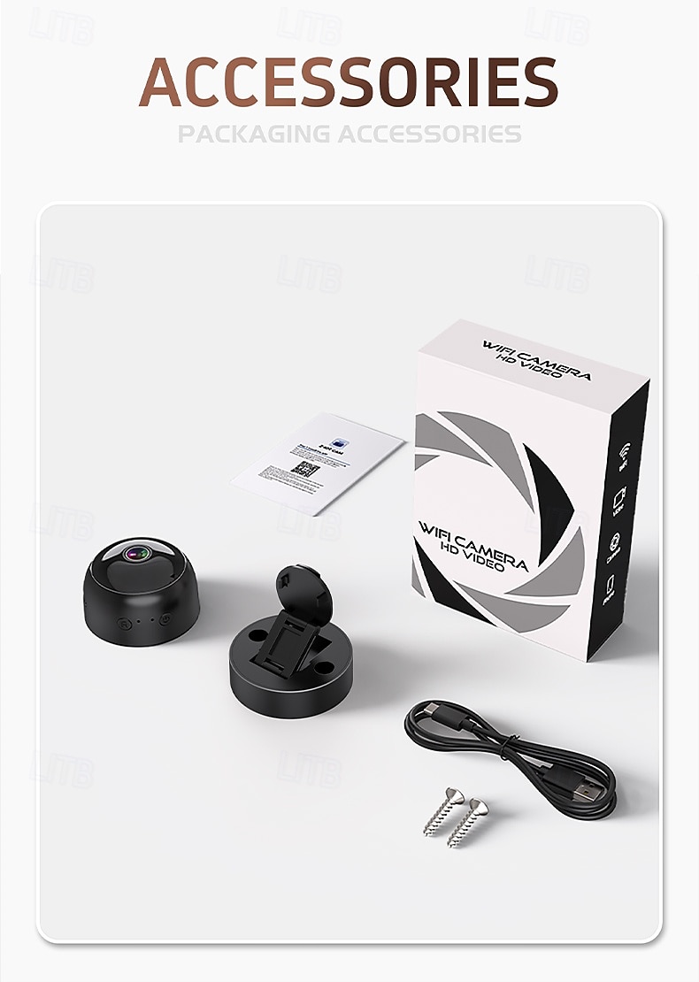 Wi-fi Surveillance Camera Featuring 1080p Hd Resolution Infrared Night Vision Motion And Sound Detection Capabilities And 360 Panoramic View. 2026 - $19.99 –P11