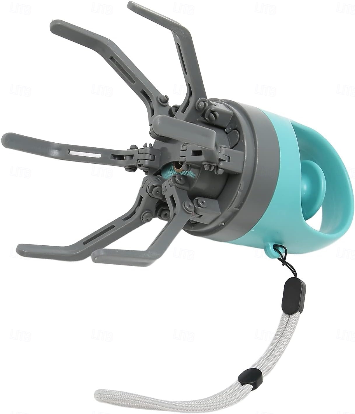 Φορητή σκούπα περιττωμάτων σκύλου με διανομέα σακούλας - ανθεκτικό πλαστικό, γαλαζοπράσινο, σχεδιασμός με νύχι για αποτελεσματική συλλογή απορριμμάτων, περιλαμβάνει στεγανές σακούλες, ιδανικό για 2026 - $22.99 –P12