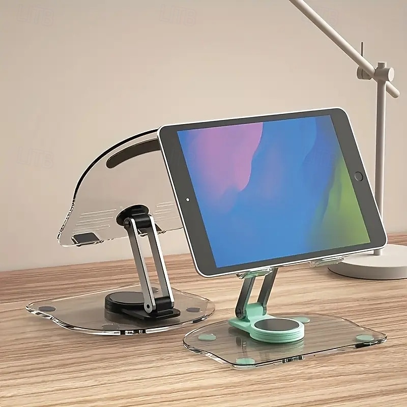 Складная прозрачная подставка для телефона с возможностью вращения на 360 градусов, имеющая симпатичный и минималистичный дизайн, идеально дополняет повседневное использование. 2025 - $13.99 –P2