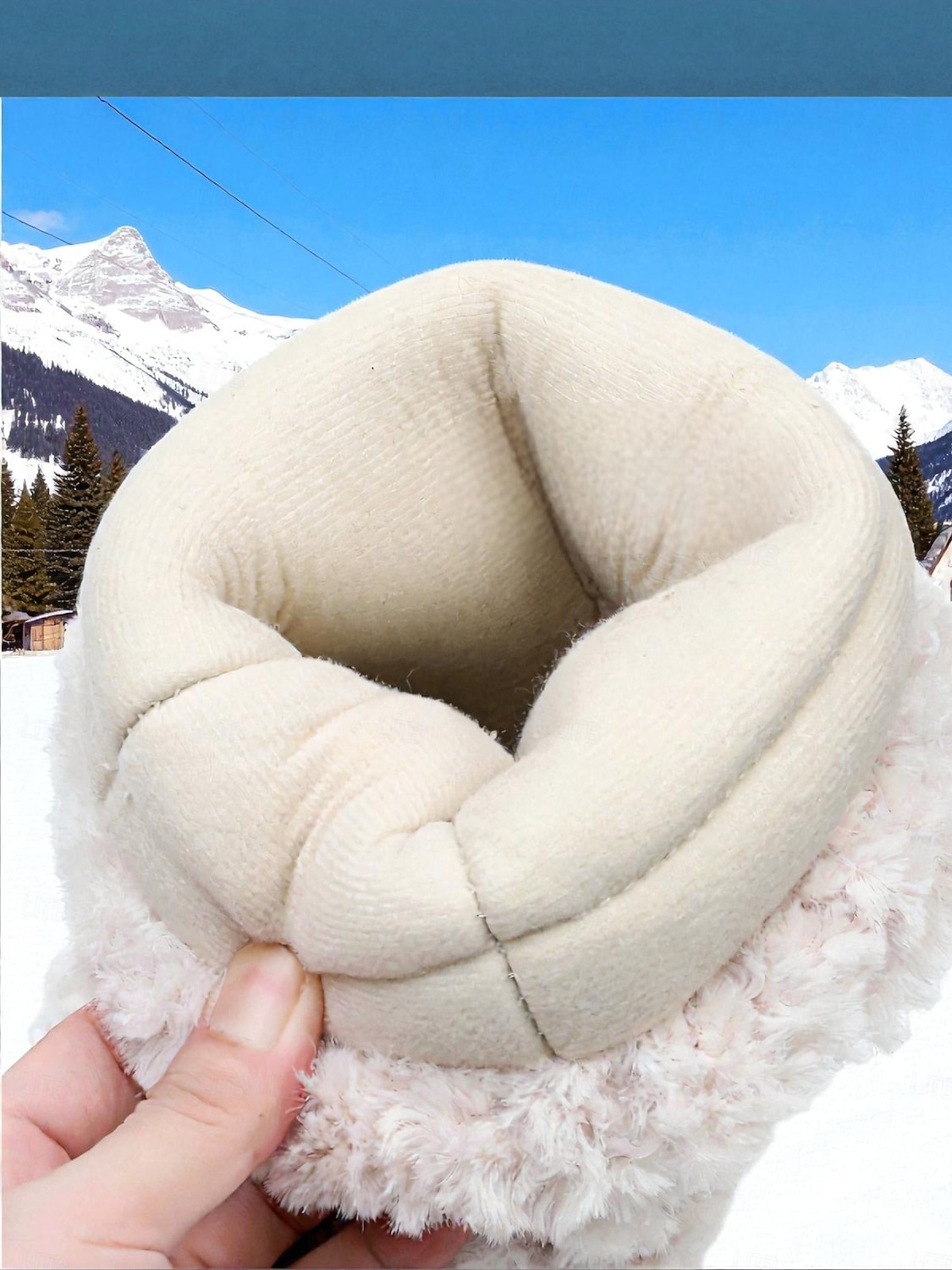 Botas de neve femininas, quentes e antiderrapantes, com acabamento em pele sintética - estilo aconchegante para atividades ao ar livre no inverno. de 2026 por $89.99 –P5