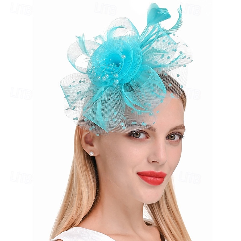 Headdress Feathers Beads Wedding Birthday Elegant Vintage With Rhinestone Headpiece Headwear 2026 - $16.49 –P12