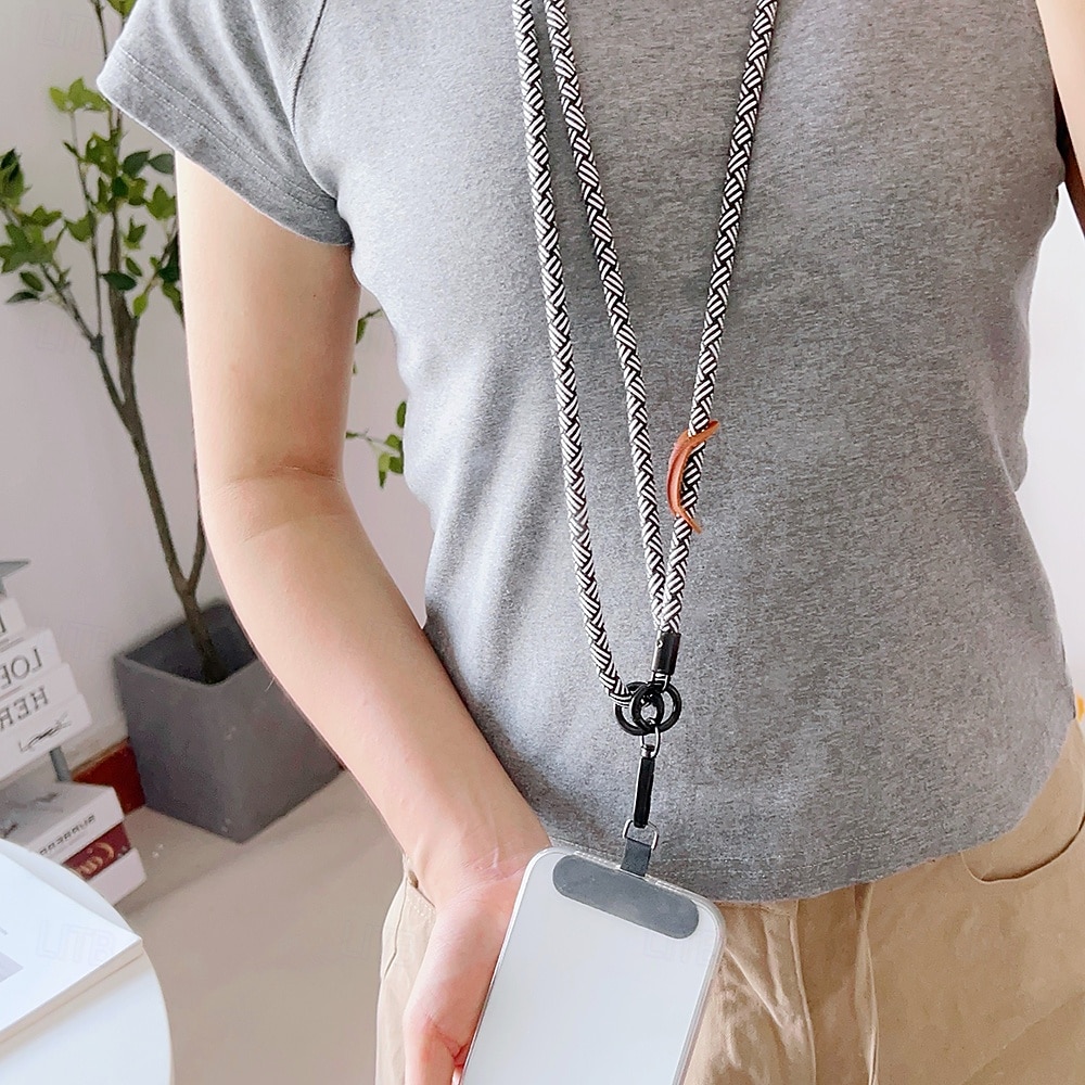 Uusi muodikas puhelinhihna - extrapitkä kaulahihna paksunnetulla vahvikkeella ulkoiluun, vaellukseen, kameraretkille - unisex-ranneketju 2026 - $10.99 –P2