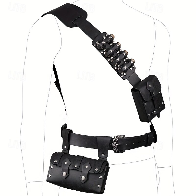 Μεσαίωνα Αναγέννησης Ζώνη Μέσης Βίκινγκ Φανταχτερή Φόρεμα Γυναικεία Κέλτικα Βίκινγκ Φαντασία Απόκριες Επίδοση LARP Ενηλίκων Ζώνη Μαγικό μπουκάλι 2026 - $43.99 –P6