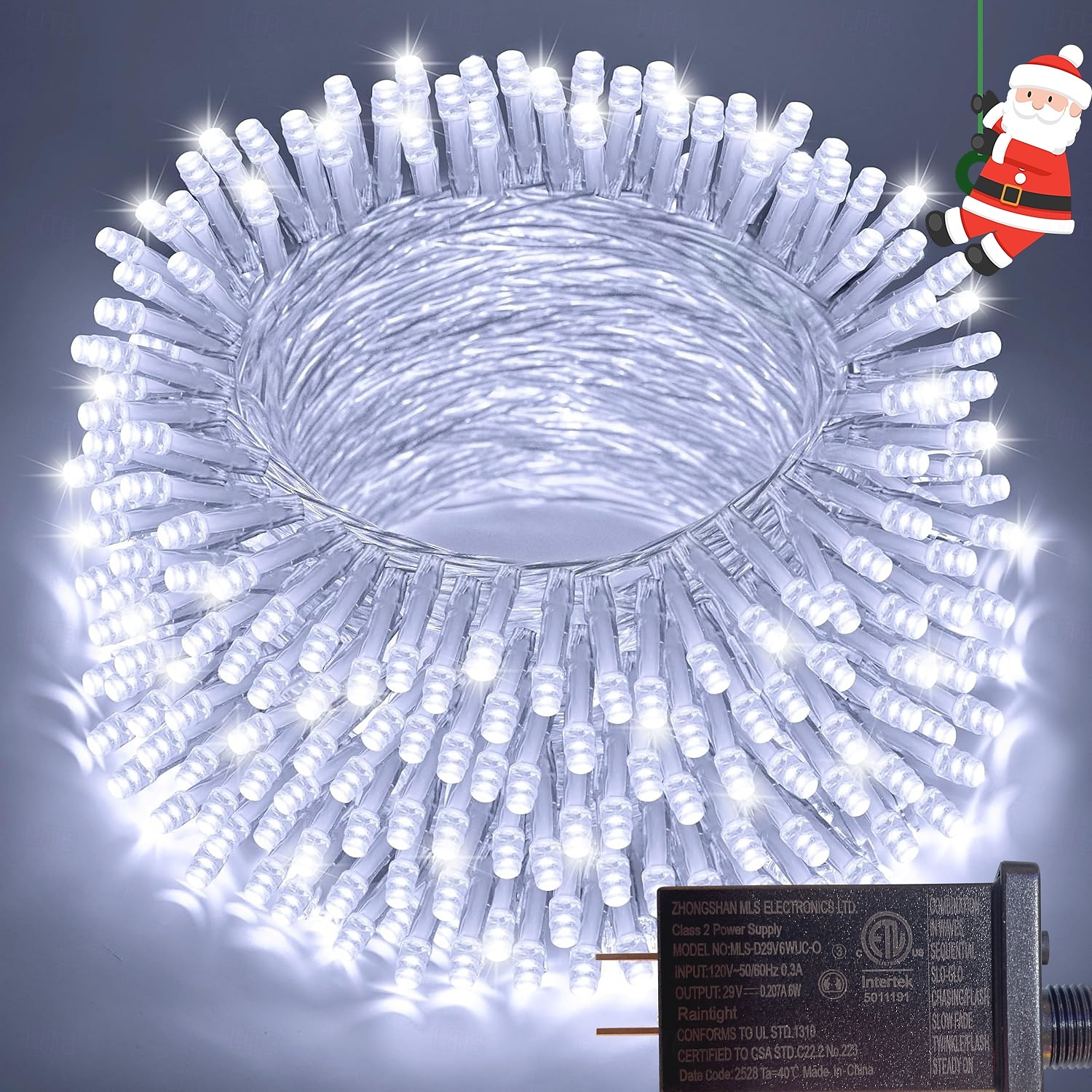 Christmas Tree Decorative String Lights Fairy String Lights 8 Function Low Voltage Safety Plug in Holiday Wedding Party Atmosphere Decorative Lights Props 10/20/30/50/100 meters 2025 - $14.49 –P22