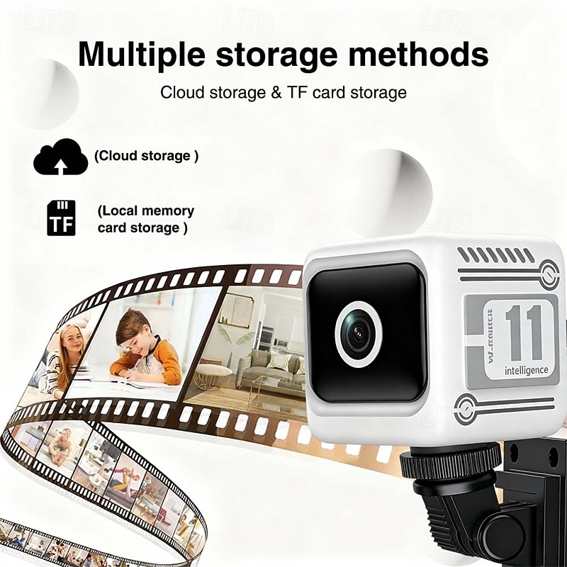 Night Vision HD Smart Camera Outdoor Surveillance System App Control & SD Cloud Storage (Card Not Included) - For Nanny/Camera Monitoring Property Protection Wireless Camera 2026 - $39.99 –P6