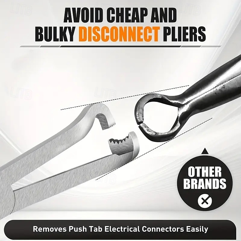2026年 3個のプロフェッショナル自動車用電気コネクタセパレーター &60度角度付き切断プライヤーセット &ストレートジョー設計、ワイヤー除去ツール、車のセンサー、コネクタ用の高耐久性の精密  コレクション – $40.99 –P9