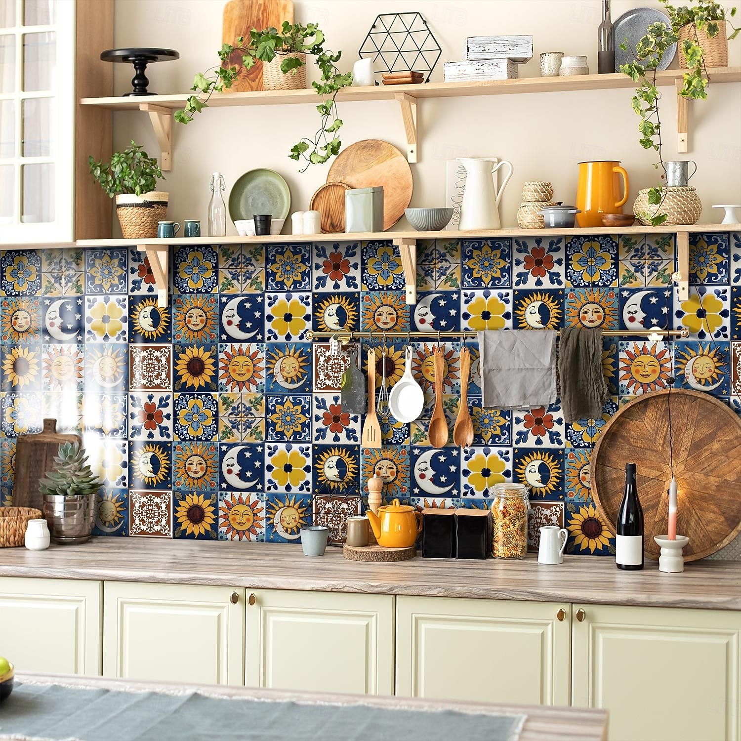 12 τεμάχια αυτοκόλλητα πλακιδίων τοίχου 3d peel stick 6x6 in, παχύ μωσαϊκό κρυστάλλου αφρού pe, αδιάβροχο backsplash για κουζίνα, μπάνιο &διακόσμηση σπιτιού, μεταλλικό κουτί δώρου με πάνελ τοίχου 2026 - $28.99 –P3