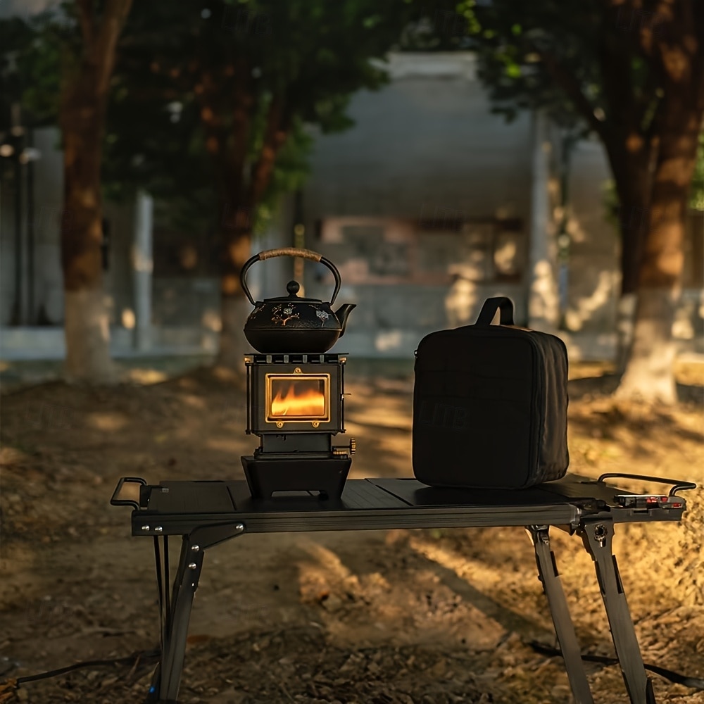 Vintage Coal Oil Stove, Outdoor Fire Pit with Glass Screen, Sturdy Metal Construction, No Electricity Needed, for Camping Backyard BBQ Tea & Cooking, Portable Camping Stove, Elegant Design, Durable Co 2026 - $388.79 –P4