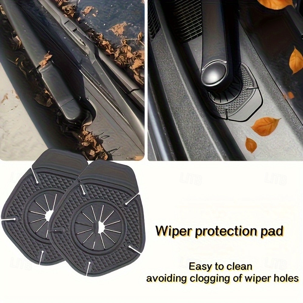 4-piece Protective Cover for Car Wiper Holes Dust-proof and Freeze Resistant Wiper Sealant Protective Pad for Universal Cars/SUVs/trucks Quick Installation of Snow Dust Wiper Cover Protection Veh 2026 - $11.99 –P2