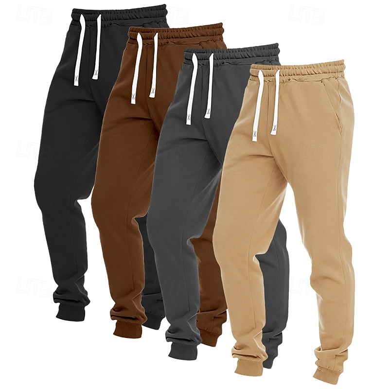 Ανδρικά Αθλητικές Φόρμες Παντελόνι Fleece Τζόγκκερ Παντελόνια Casual παντελόνι Κορδόνι Τσέπη Ελαστική μέση Σκέτο Άνεση Πλήρες μήκος ΕΞΩΤΕΡΙΚΟΥ ΧΩΡΟΥ Καθημερινά Απλός Κλασσικό στυλ 1 2 Μικροελαστικό 2026 - $42.99 –P7