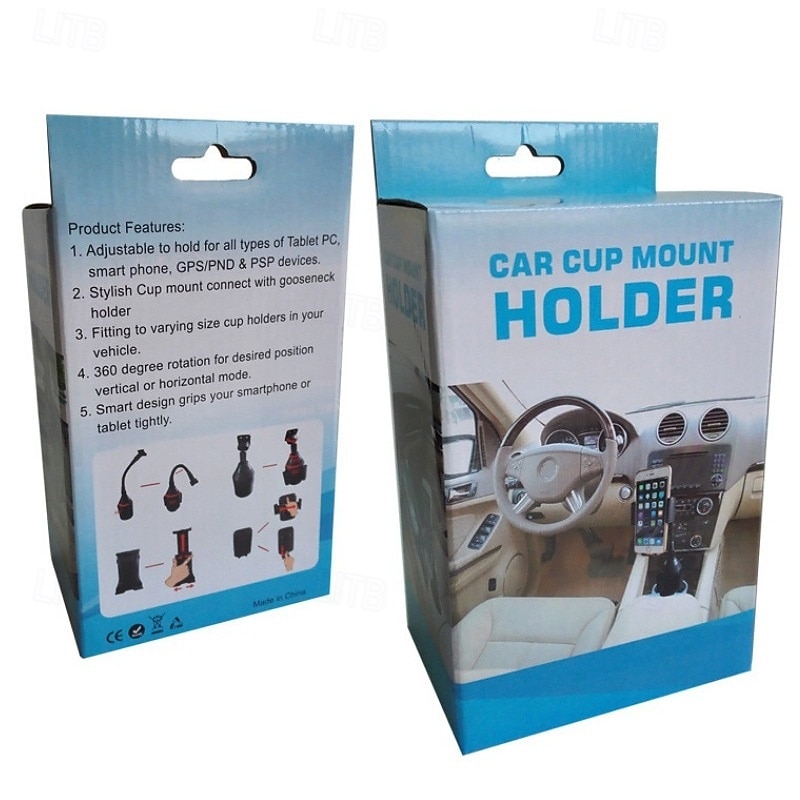 Cup Holder Phone Mount Buckle Type Rotatable Flexible Phone Holder for Car Car Truck Compatible with All Mobile Phone Phone Accessory 2026 - $19.99 –P9