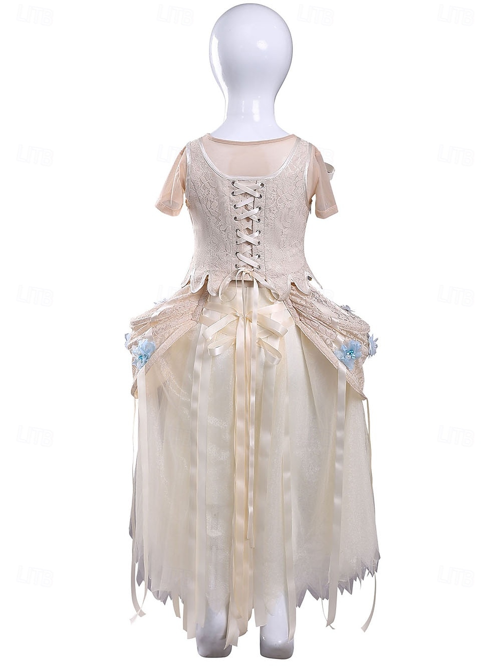 Horror gótico Chica lobo Vestidos Disfraz Vestido llamativo Cosplay for Mujer Chica Niños Adulto Víspera de Todos los Santos Carnaval Rendimiento Fiesta 2026 - $99.99 –P18
