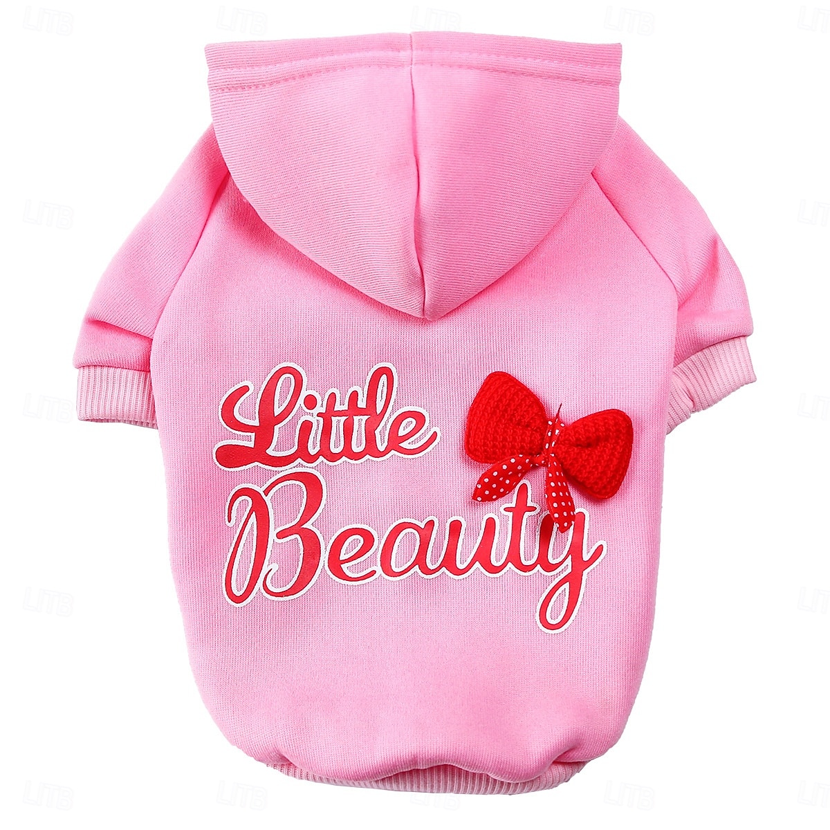 Small Dog Pink Hoodie - Little Beauty Pet Sweatshirt with Bow Accent - Great Gift for Dogs 2026 - $13.99 –P10