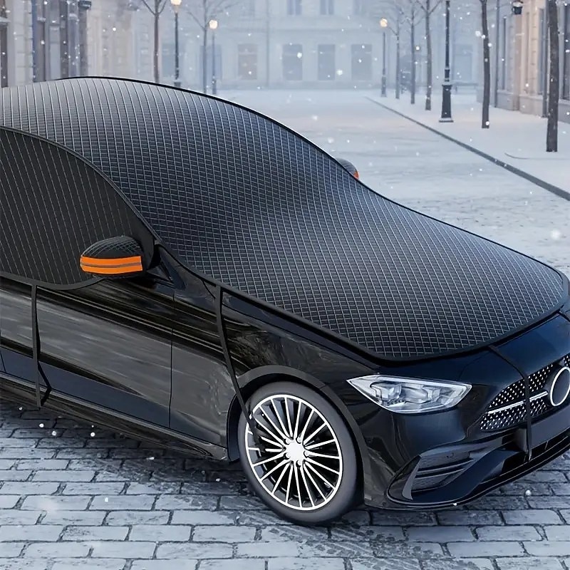 Protetor de neve para para-brisa de carro com cobertura estendida do capô, remoção rápida de neve e gelo. &Protetor de para-brisa em tecido Oxford resistente a raios UV e com proteção contra geada, de 2026 por $49.99 –P5