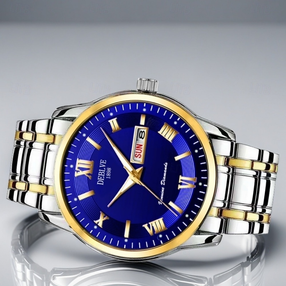 Edistynyt Miesten Rannekello Muodikas Miesten Kvartsikello Päivämäärä Kalenteri Hohtava Näyttö Vedenkestävä Paras Valentine's Day Lahjavaihtoehto Miehille 2026 - $17.99 –P1